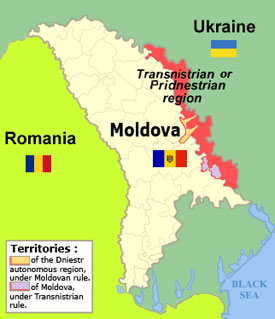 The Dis Integration Of Moldova Five Scenarios For Ukraine S Fragile   Moldova Map May2014 