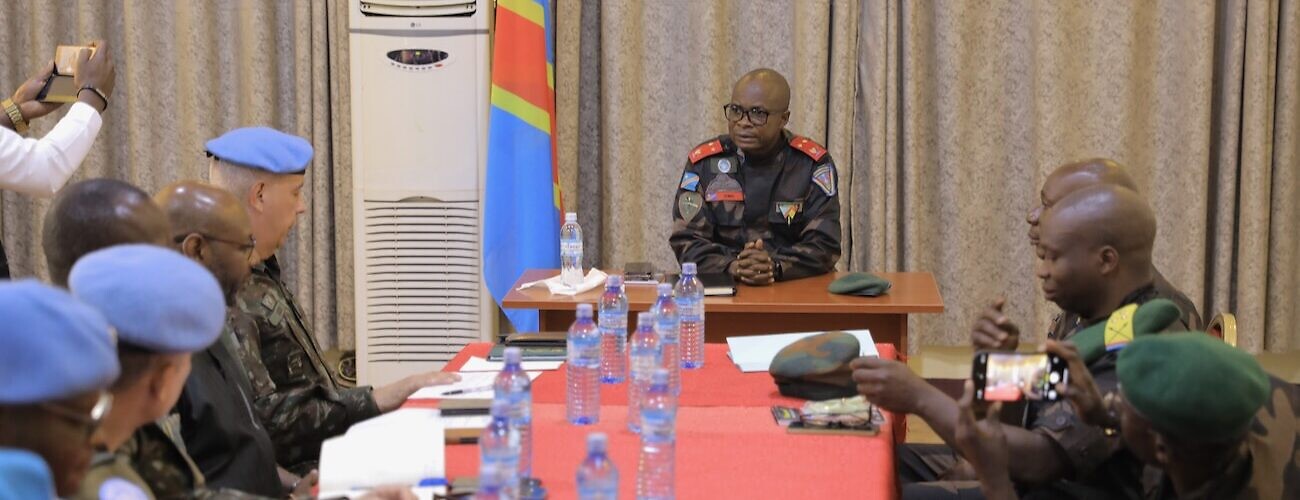 MONUSCO’s force commander and North Kivu’s governor discuss strengthening joint operations between MONUSCO and the Armed Forces of the Democratic Republic of the Congo in Beni