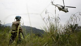 UN helicopter MONUSCO