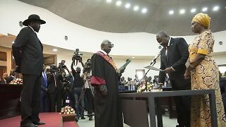 Swearing in Machar