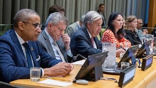 Secretary-General António Guterres addresses the informal meeting of the plenary to hear a briefing by the Secretary-General on the UN80 Initiative.